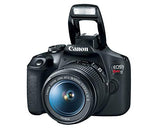 Canon EOS Rebel T7 DSLR Camera w/18-55mm Lens, 24.1 MP