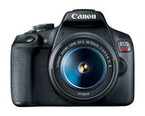 Canon EOS Rebel T7 DSLR Camera w/18-55mm Lens, 24.1 MP