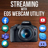 Canon EOS Rebel T7 DSLR Camera w/18-55mm Lens, 24.1 MP