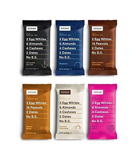 RXBAR, Variety Pack, Protein Bar, 1.83 Ounce (12 Pack)