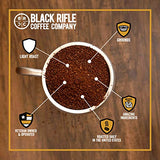 Black Rifle Coffee Ground, Silencer Smooth (Light Roast), 12oz