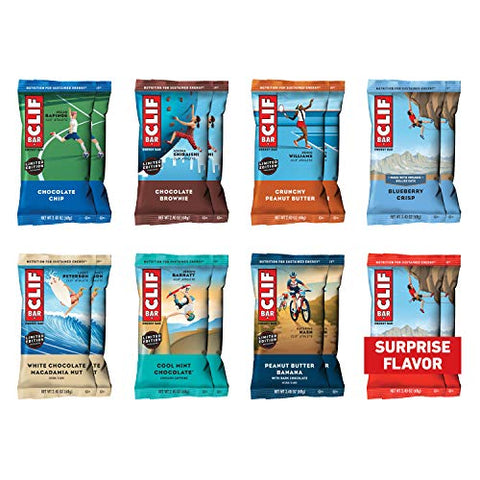 CLIF BAR - Energy Bars - Best Sellers Variety Pack - 16 Count