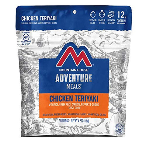 Mountain House, Chicken Teriyaki with Rice - 2 Servings