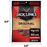 Jack Link’s Variety Pack – Includes Original, Teriyaki, & Peppered Beef Jerky – 15 Pack, 1.25 Oz Bags